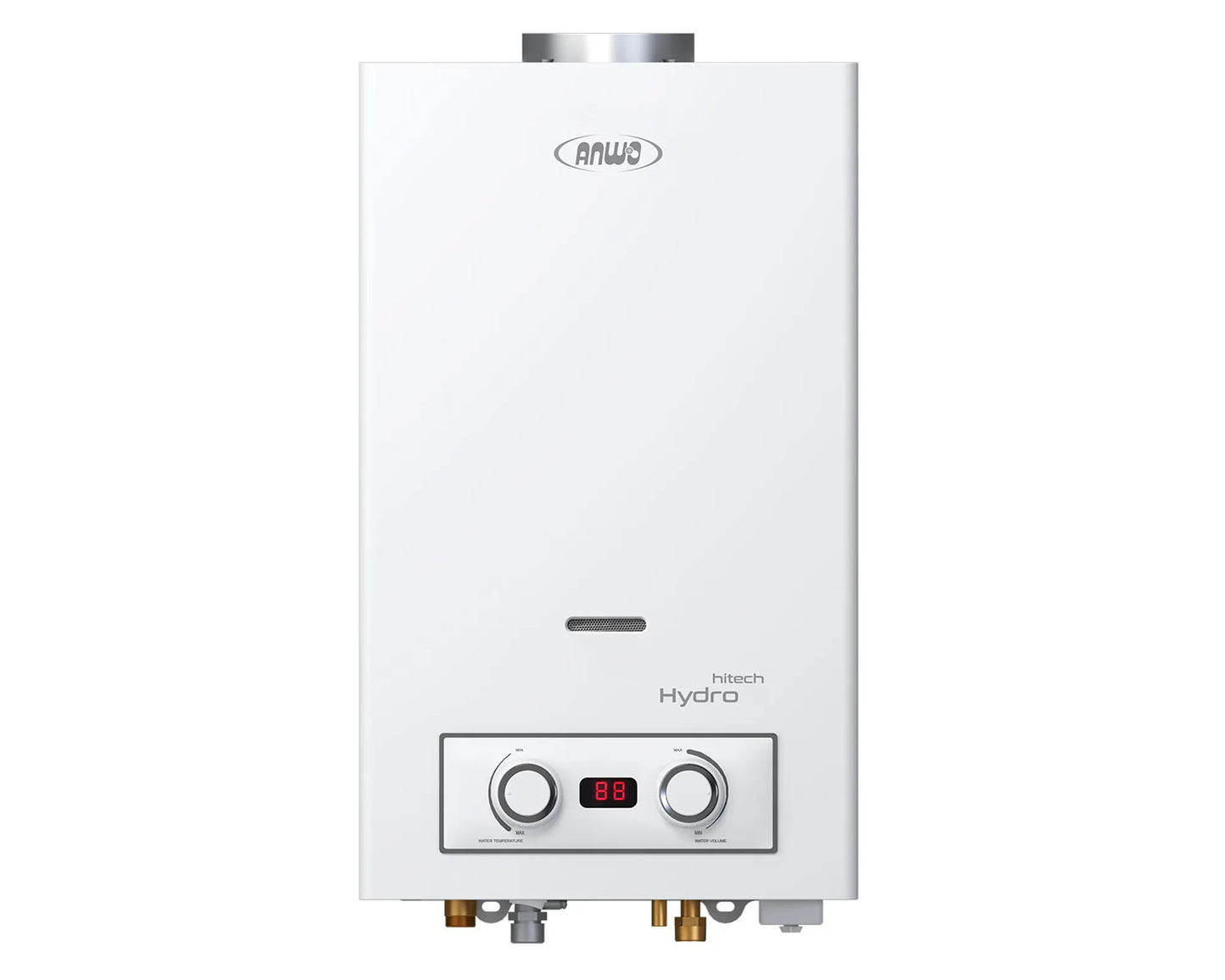 Calefont tiro natural 8 lt gas licuado VAN8LTS-TN LPG blanco AKC5M-6.3/9.5